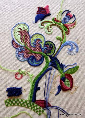 Crewel embroidery workshops