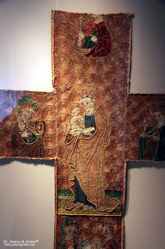 Chasuble cross late 15th century Diözesanmuseum Brixen