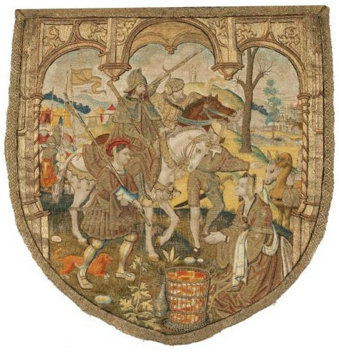 Cope Shield Abigail and David from the collection of the Catharijne Convent, Netherlands