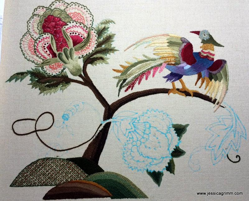 Two Birds Crewel Embroidery Kit