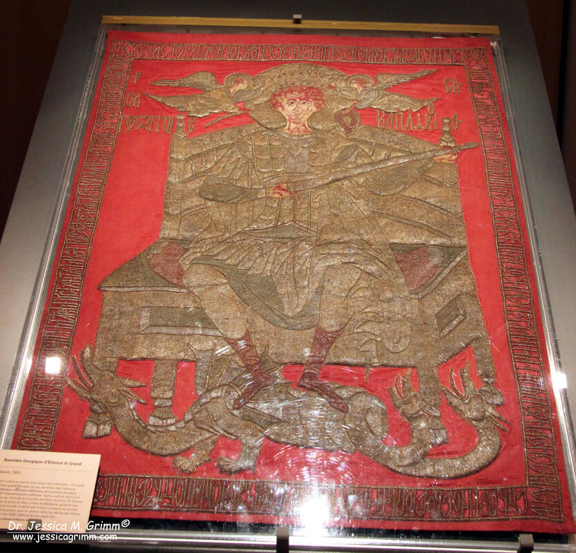 Banner of Stephen the Great made around 1500 in Moldavia.