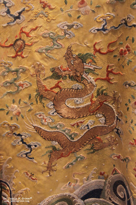 Dragon robe for a prince, National Silk Museum Hangzhou
