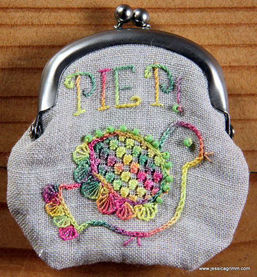 Schwalm embroidery purse