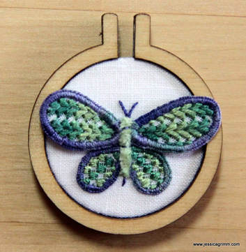 Schwalm Embroidery Butterfly Dandelyne Hoop