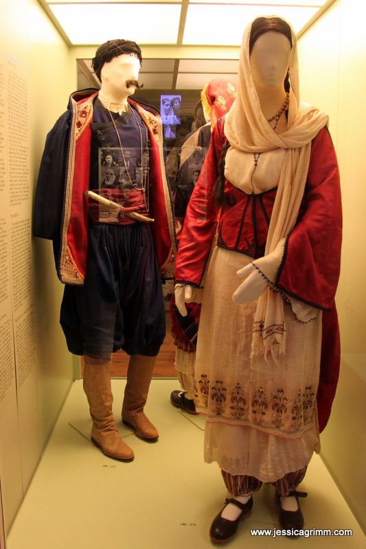 Formal male and female attire from Crete.