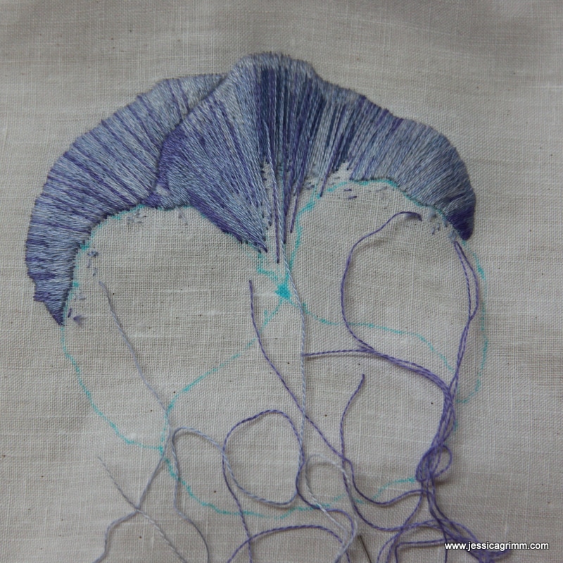 Silk Shading embroidery