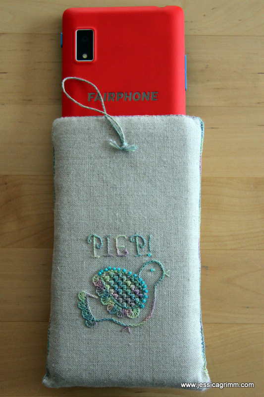 Embroidered case for Fairphone 2