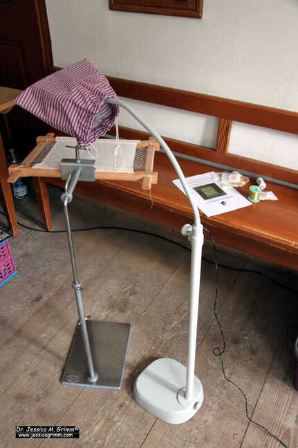 Lowery workstand magnifier lamp Glentleiten
